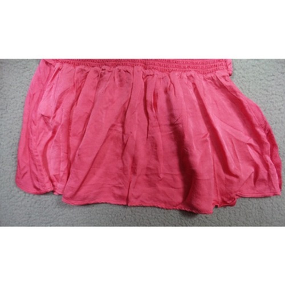 Aerie Skirt Womens Size Small Pink Uptown Mini Smocked Waistband Ruched NWT - Picture 5 of 12